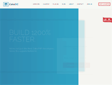 Tablet Screenshot of cakedc.com